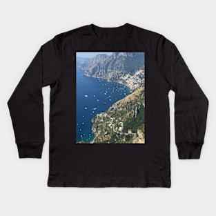 Amalfi Coast Kids Long Sleeve T-Shirt